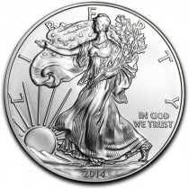 1 oz America Eagle d' Argento 2014